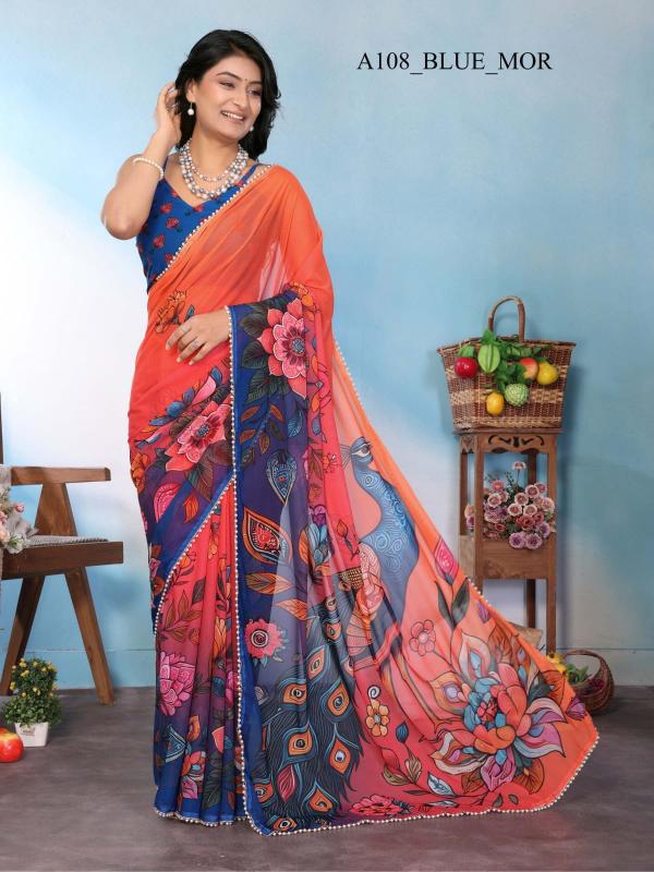 GC printed saree surat wholesellers market